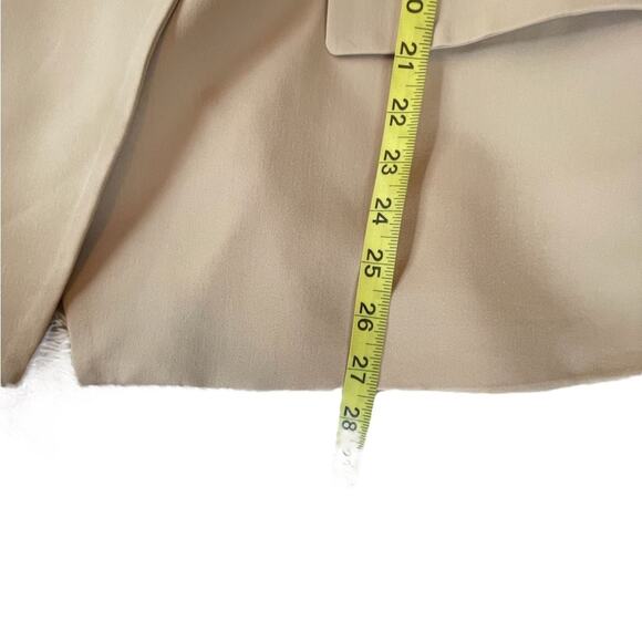 BLAZER COAT Womens XXL Khaki Stretch Double Breasted Classy Workwear - Picture 12 of 15